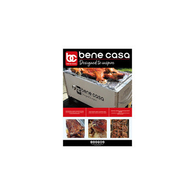 Bene Casa Professional Sided Pig Roasting Box 100 LB Capacity - Stainless Steel