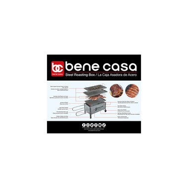 Bene Casa Professional Sided Pig Roasting Box 100 LB Capacity - Stainless Steel