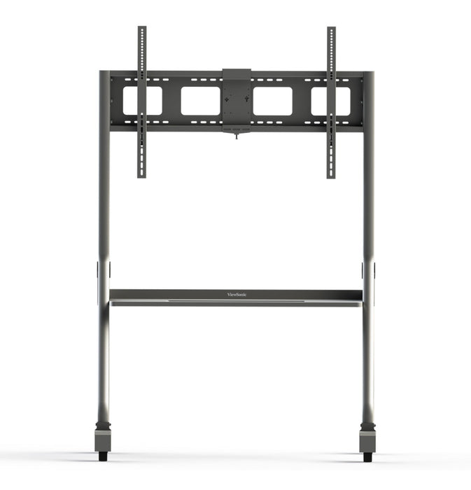 ViewSonic VB-STND-005 Slim Mobile Cart, Supports 400x400mm to 1000x600mm VESA patterns, Lockable 4"